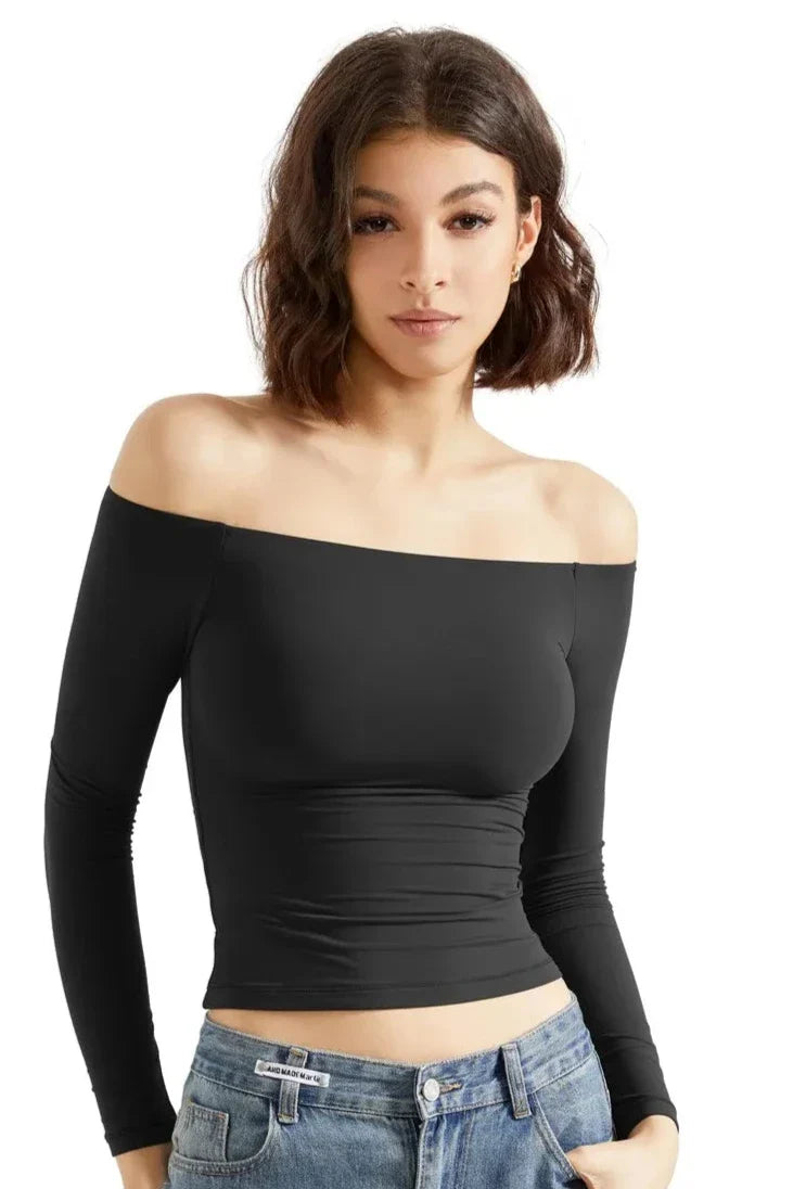 Top Hombros Descubiertos – Elegancia y Estilo Minimalista