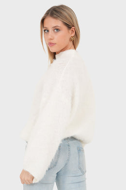 Suéter Suave Efecto Nube – Estilo Cozy y Elegante