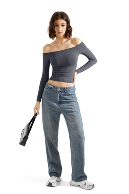 Top Hombros Descubiertos – Elegancia y Estilo Minimalista